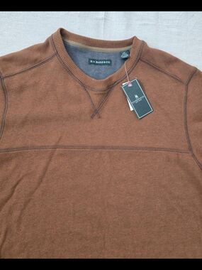 G.H. Bass & Co. Men's Rust Crewneck Sweater